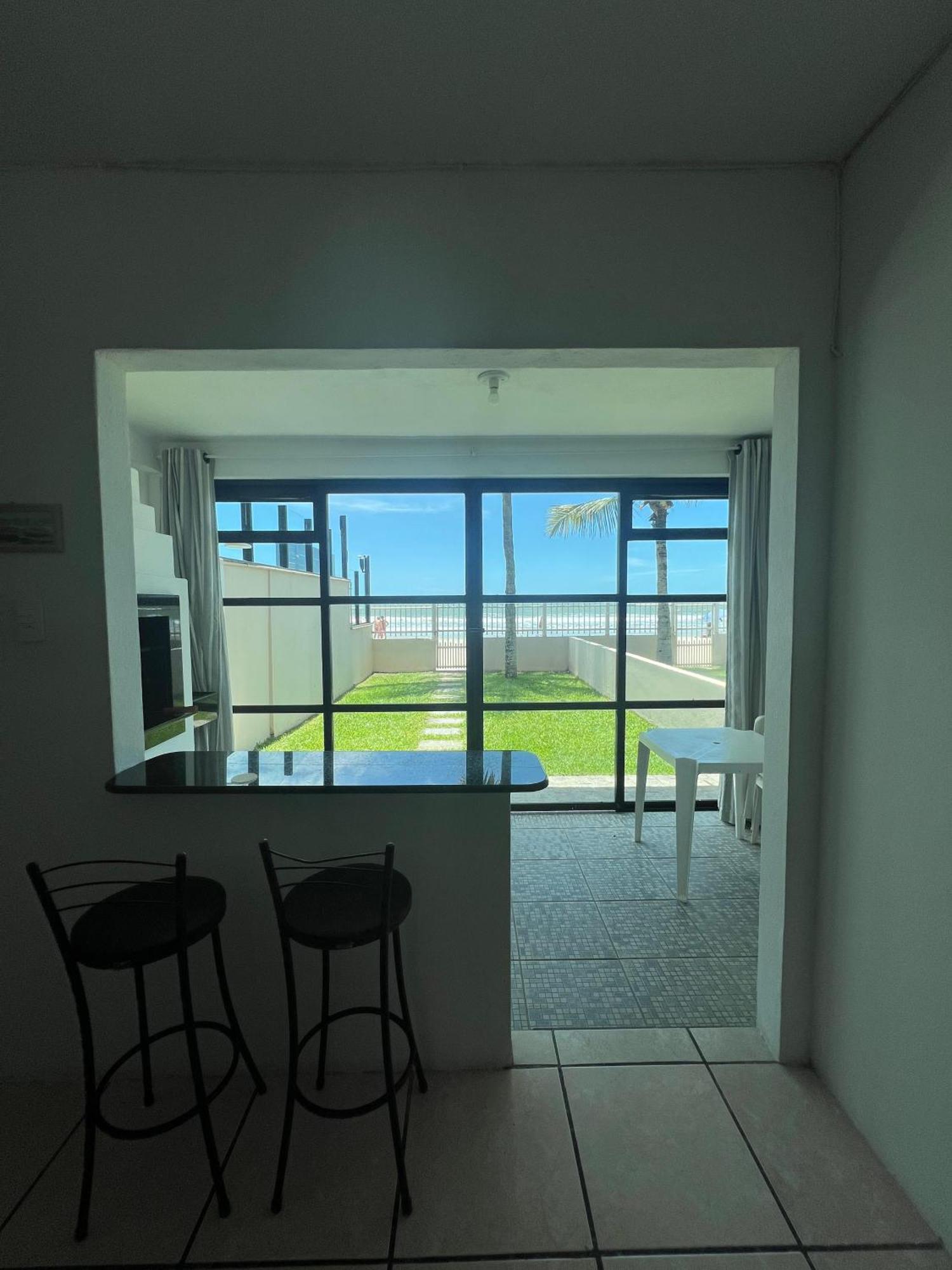 Casa Na Praia Frente Mar 01 Porto Belo Exteriör bild